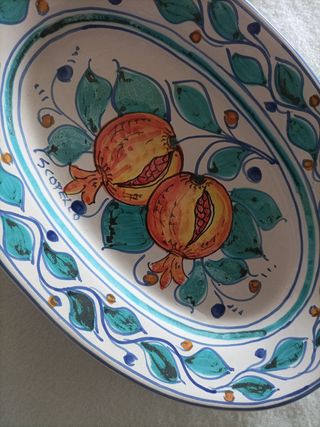 Piatto artigianale Sicilia Scopello