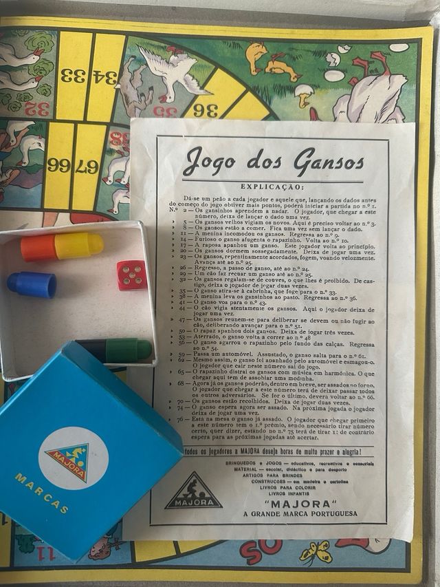 Jogo dos Gansos Majora Vintage