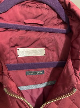Chaleco Massimo Dutti Granate Mujer
