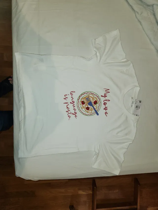 Camiseta Mango Blanca Unisex