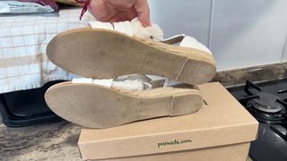 Sandalias cuña blancas Primichi