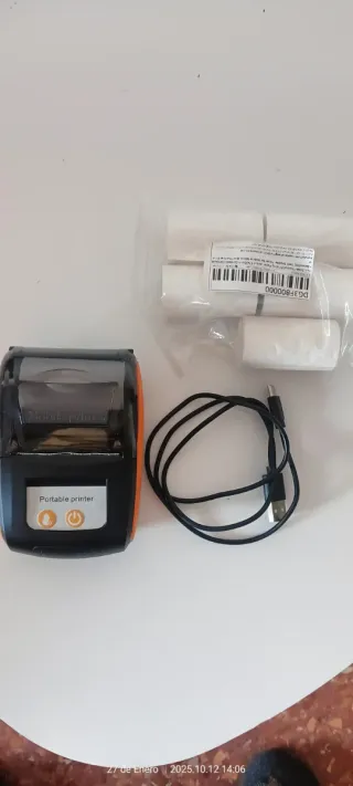 Impresora Térmica Portátil Bluetooth y USB