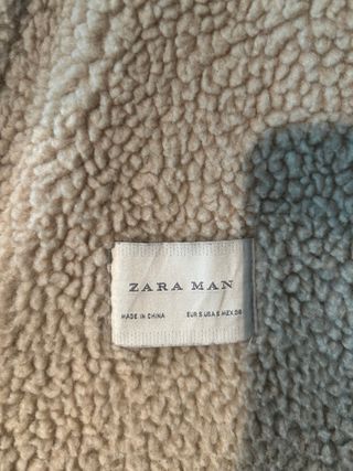 Chaqueta Zara Piel/Borrego