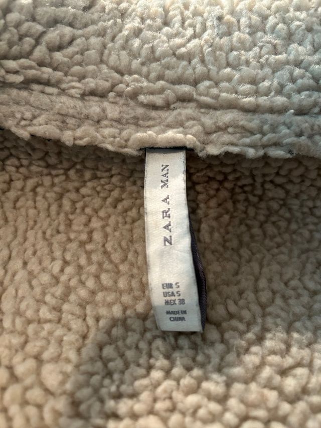 Chaqueta Zara Piel/Borrego 