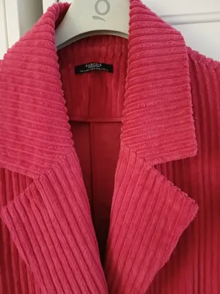 Americana Terciopelo Rosa fucsia 