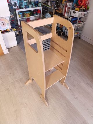 Torre didattica Montessori in legno