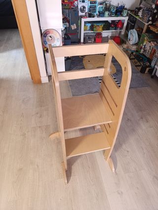 Torre didattica Montessori in legno