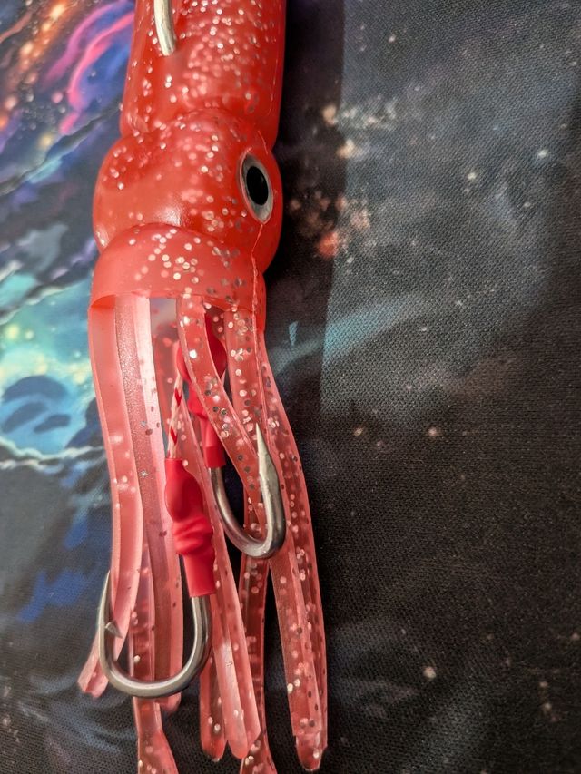  3 Calamari artificiali silicone 120g con assist