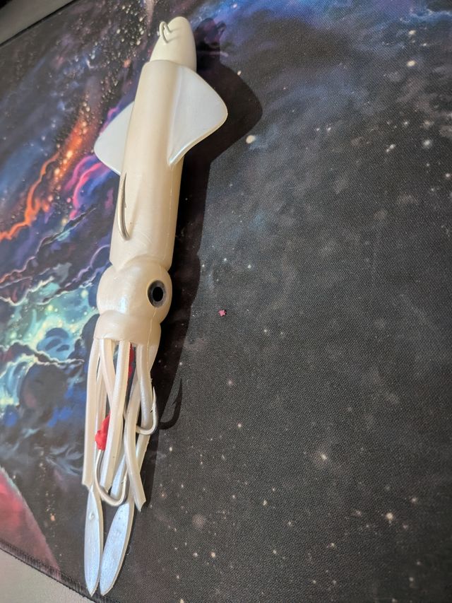  3 Calamari artificiali silicone 120g con assist