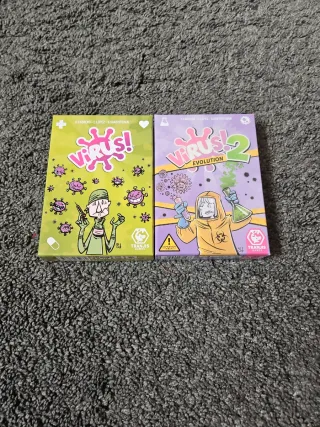 Juego de cartas Virus y Virus 2 Evolution