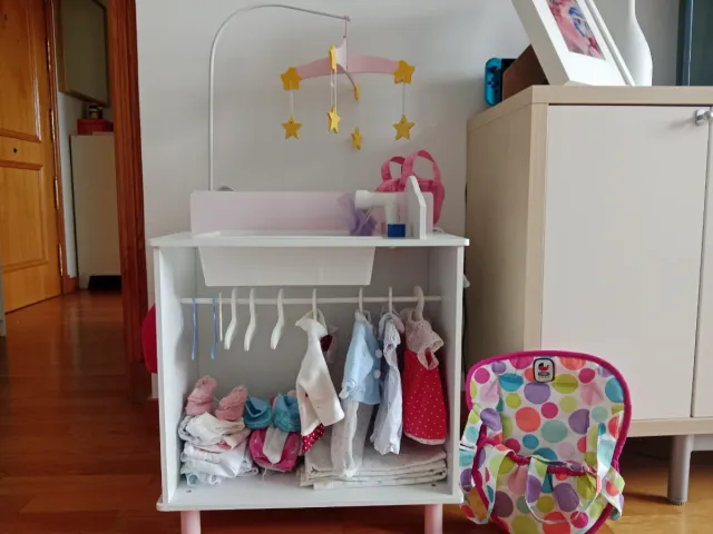 Cambiador infantil de juguete