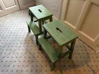 Taburetes de madera