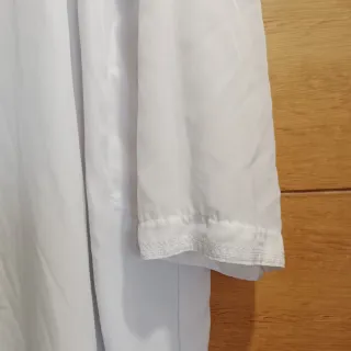 Thobe caftán blanco