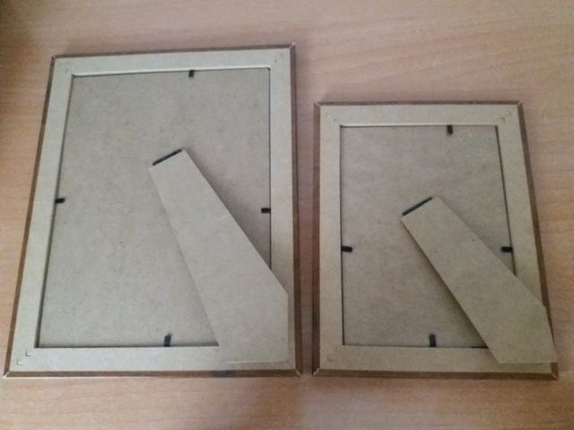 Conjunto 2 Marcos Fotos Madera 18x24 y 13x18