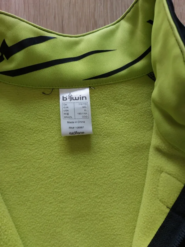 Chaqueta Ciclismo Negra/Roja/Lima