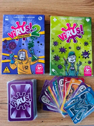 Pack Juegos Virus 1 y Virus 2 PLASTIFICADAS