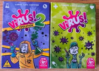 Pack Juegos Virus 1 y Virus 2 PLASTIFICADAS