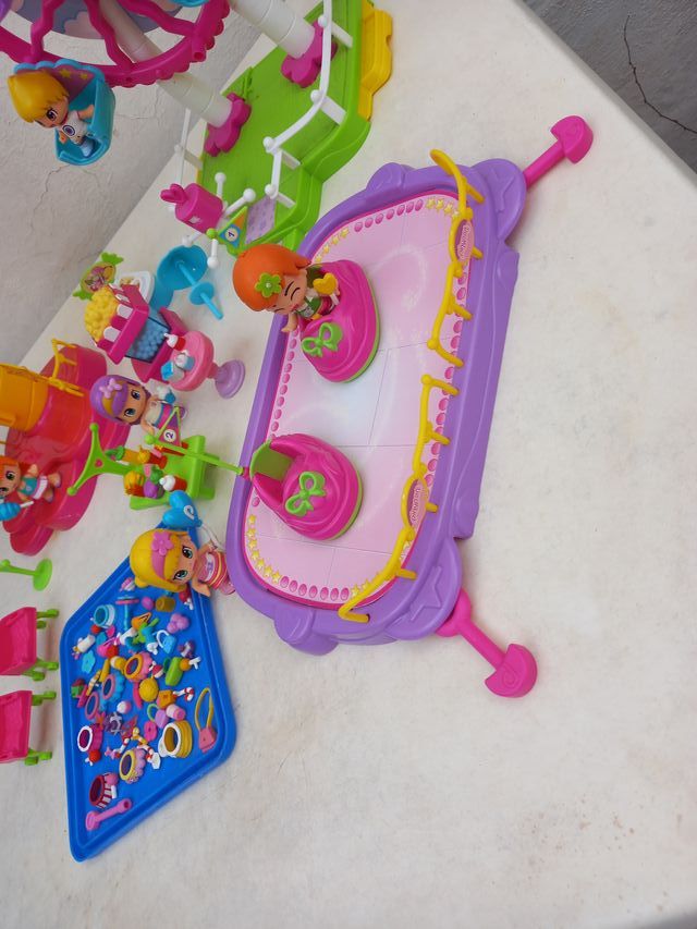 Parque de atracciones Pinypon con muñecos