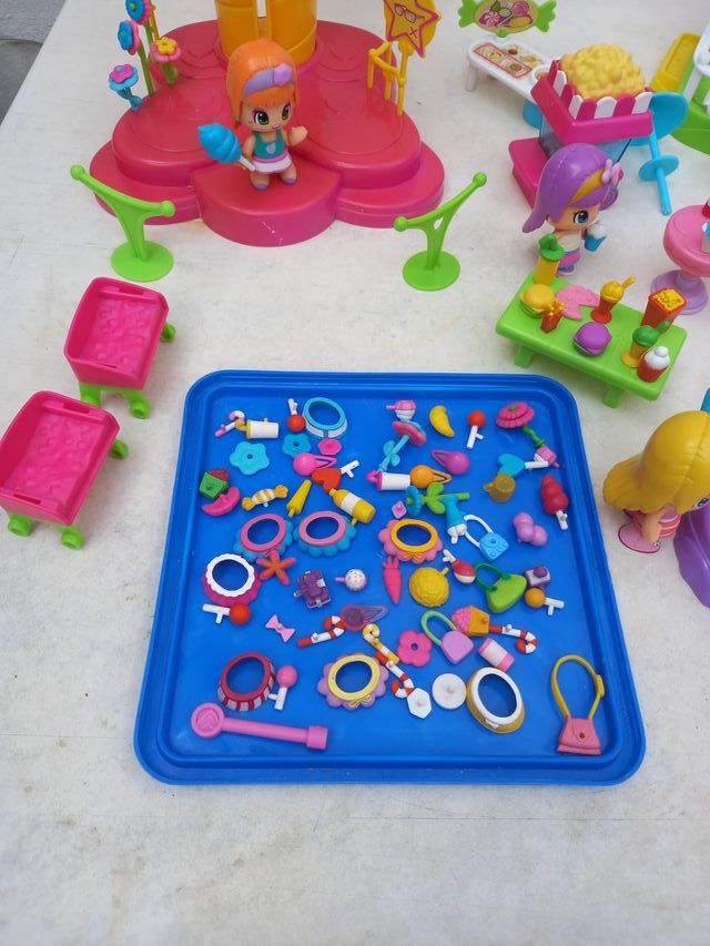 Parque de atracciones Pinypon con muñecos