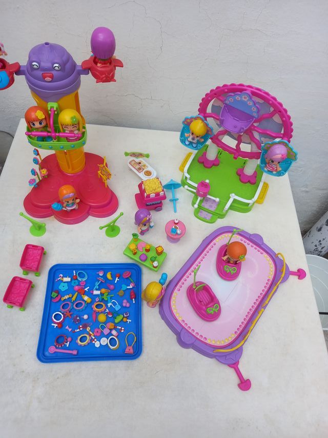 Parque de atracciones Pinypon con muñecos
