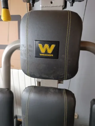Conjunto de gimnasio con multiestación