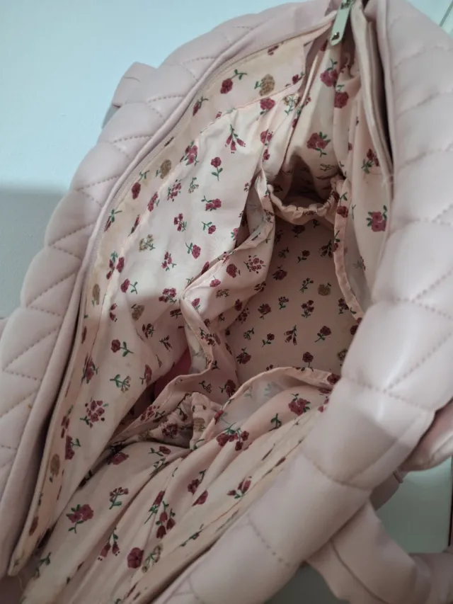 Bolso Mayoral bebé niña rosa acolchado