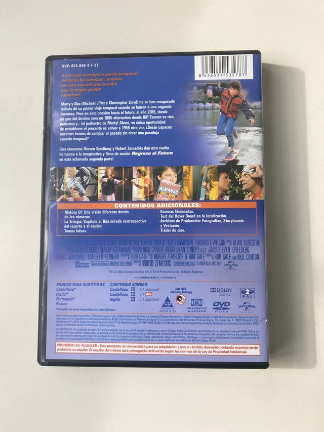 DVD Regreso al Futuro II
