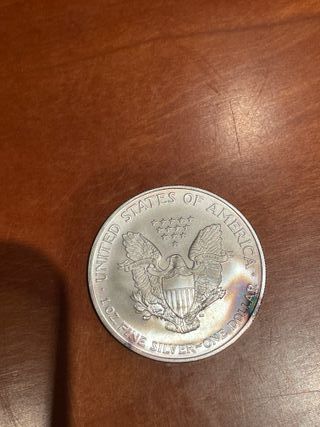 Moneda 1 oz plata American Silver Eagle 2006