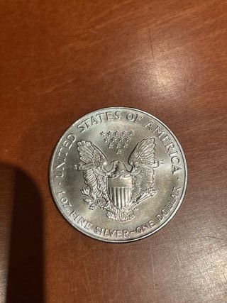 Moneda 1 oz plata American Silver Eagle 1993