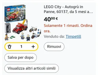 LEGO City Set Polizia 60137