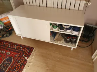 Mueble zapatero blanco