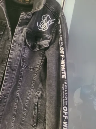 Giacca jeans uomo indossata poco