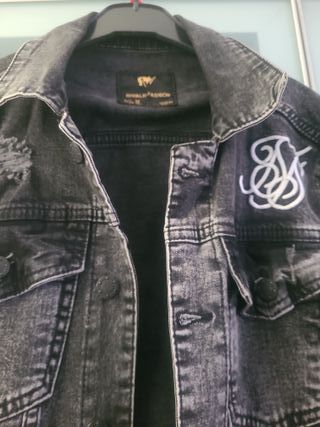 Giacca jeans uomo indossata poco