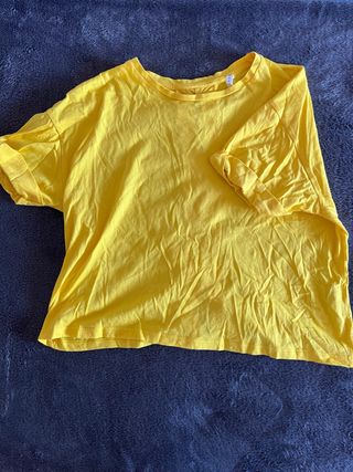 Camiseta amarilla manga corta