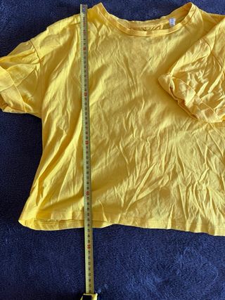 Camiseta amarilla manga corta