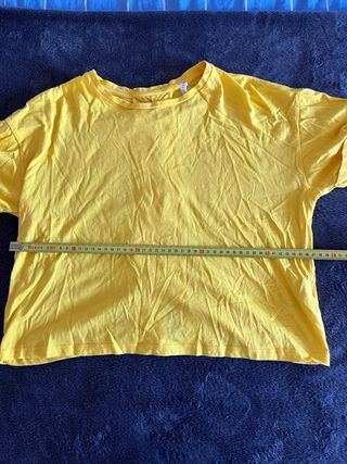 Camiseta amarilla manga corta