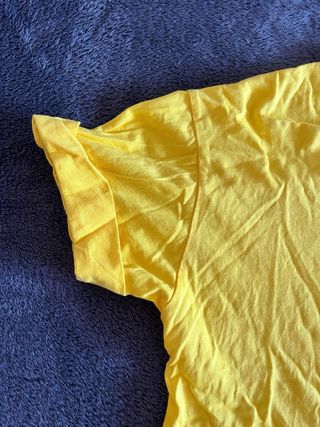 Camiseta amarilla manga corta