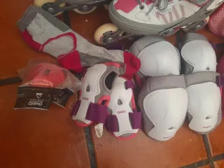 Patines Talla 38-41 + Protecciones + Casco
