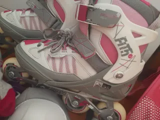 Patines Talla 38-41 + Protecciones + Casco