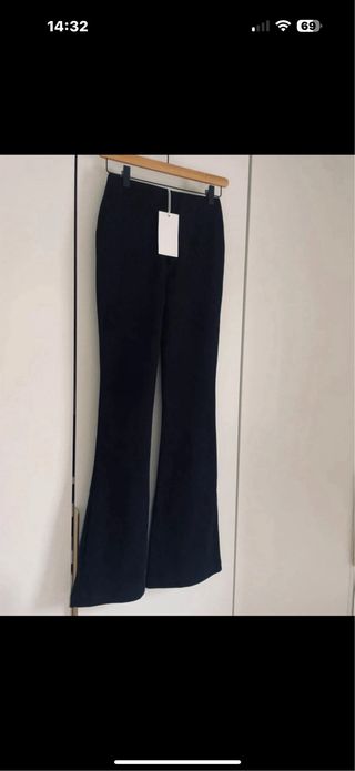 Conjunto Zara Chaleco y Pantalón Talla S Negro
