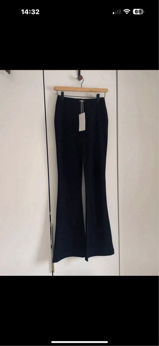 Conjunto Zara Chaleco y Pantalón Talla S Negro