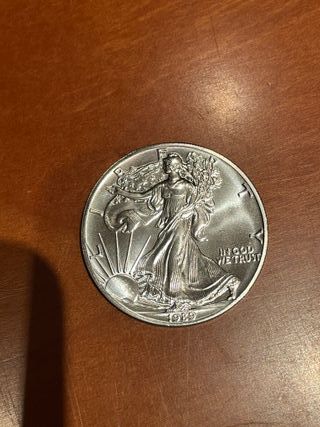 Moneda 1 oz plata American Silver Eagle 1989