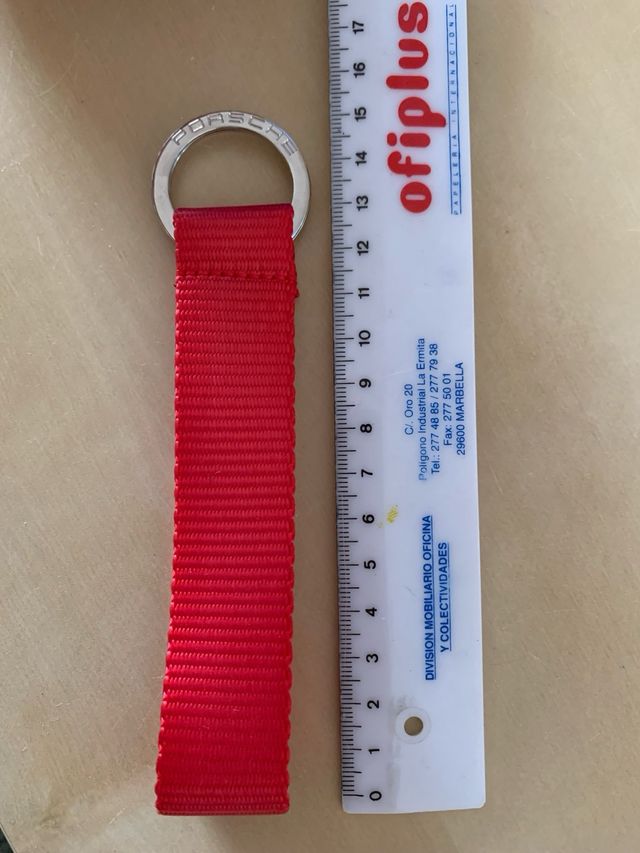 Llavero Porsche Rojo