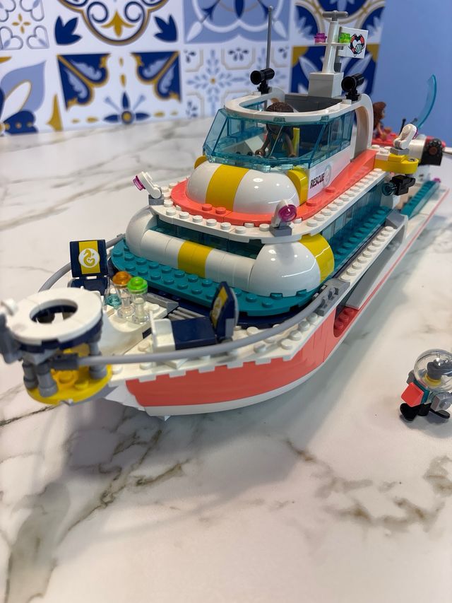 Barco de rescate LEGO. LISTO PARA REGALAR!!!