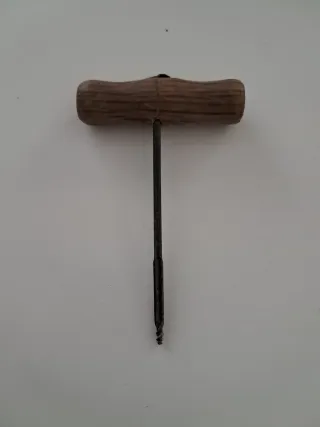 Barrena y punzón carpintería vintage