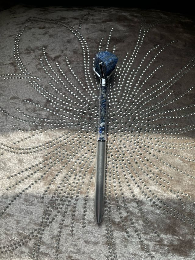 Bolígrafos Minerales: Cuarzo, Amatista, Lapislázul