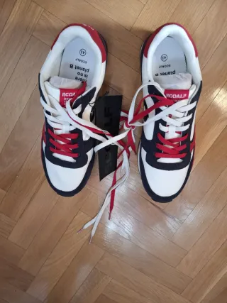 Zapatillas Ecoalf Talla 43 Rojas y Blancas
