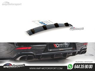 DIFUSOR TRASERO PORSCHE PANAMERA 2013-2016 NEGRO BRILLO