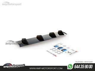 DIFUSOR TRASERO PORSCHE PANAMERA 2013-2016 NEGRO BRILLO