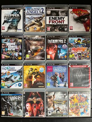 Juegos PS3 7€/unidad